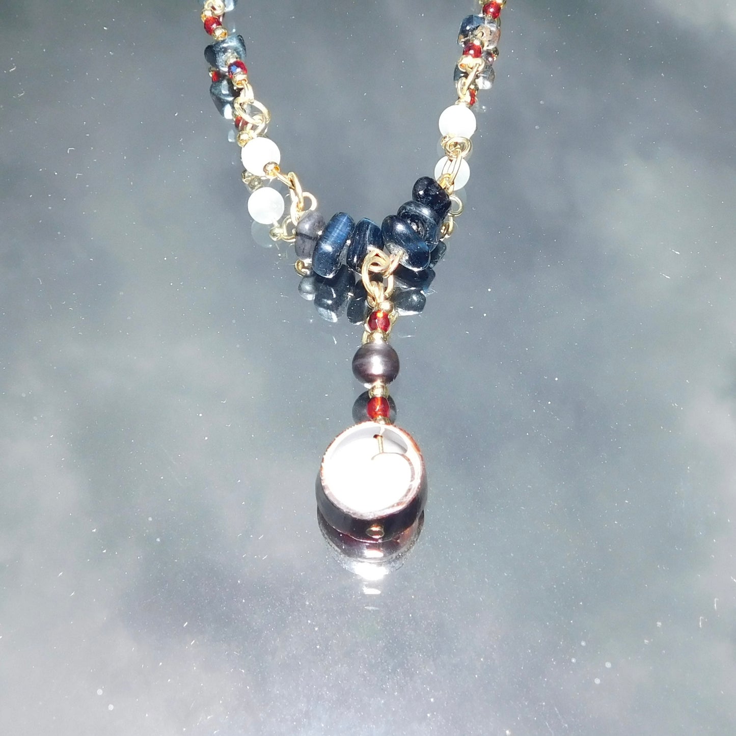 Gold Cats Eye Shell Chain