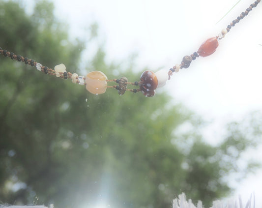 Glass Mushroom Choker