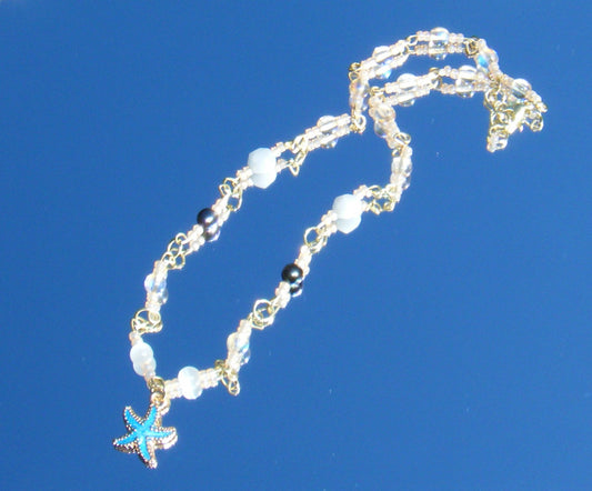 Glass Gold Starfish
