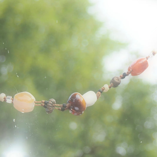 Glass Mushroom Choker