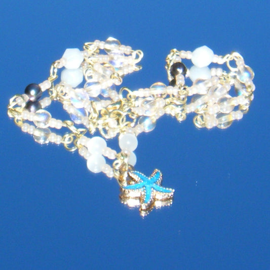 Glass Gold Starfish