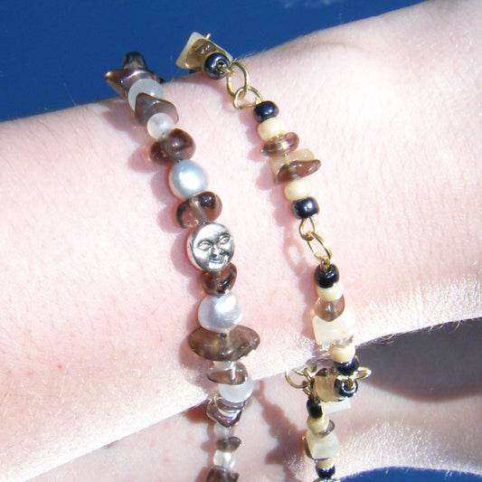 Aquamarine Chip Bracelet